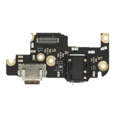 Шлейф зарядки з розʼємом навушників для Motorola Moto One 5G Ace (XT2113-2 / -5 / 2021) (Genuine OEM)