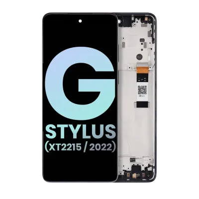 LCD Assembly With Frame For Motorola Moto G Stylus 5G (XT2215 / 2022) (Genuine OEM) (Steel Blue)
