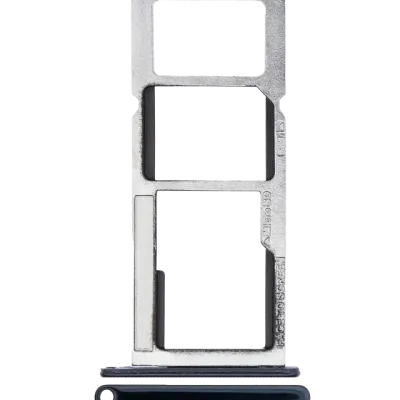 Dual Sim Card Tray For Motorola Moto E5 Play (XT1921 / 2018) (Black)