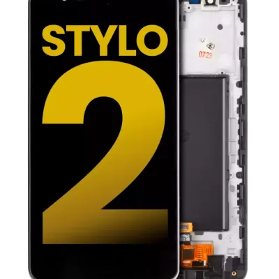 Дисплейний модуль з рамкою для LG G Stylo 2 (Refurbished) (чорний)