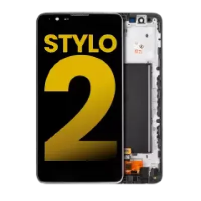 Дисплейний модуль з рамкою для LG G Stylo 2 (Refurbished) (чорний)
