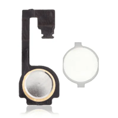 Кнопка Home зі шлейфом для iPhone 4 (біла)