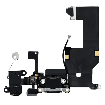 Шлейф зарядки для iPhone 5 (Space Gray)