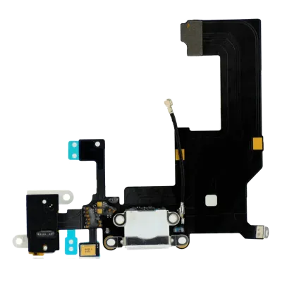 Charging Port Flex Cable For iPhone 5 (Silver)