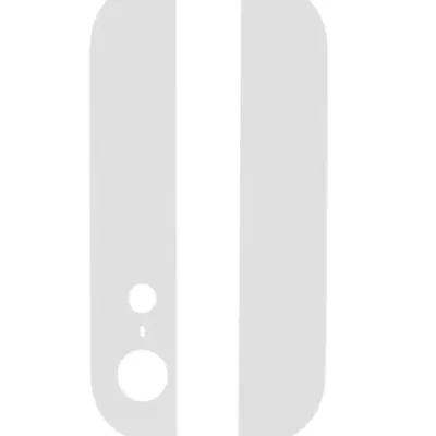 Задне скло (верхнє + нижнє) для iPhone 5 (біле)