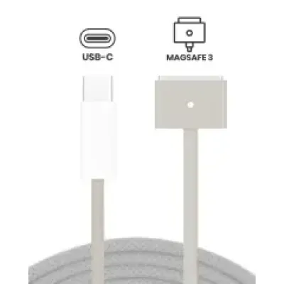 Кабель зарядки Apple 140W USB-C to MagSafe 3 для MacBook Pro / MacBook Air (2 м / 6 фт) (OEM Grade A, Bulk Packaging) (Starlight)