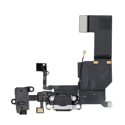 Charging Port Flex Cable For iPhone 5C (Black)