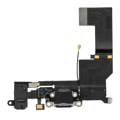 Шлейф зарядки для iPhone 5S (Space Gray)