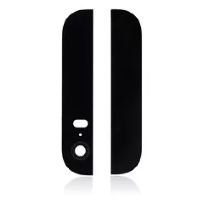 Заднє скло (верхнє + нижнє) для iPhone 5S (чорний)