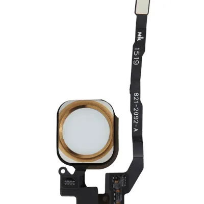 Кнопка Home зі шлейфом для iPhone 5S / SE (2016) (золотий)