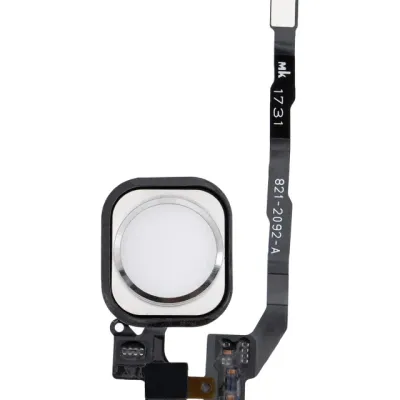Кнопка Home зі шлейфом для iPhone 5S / SE (2016) (сріблястий)