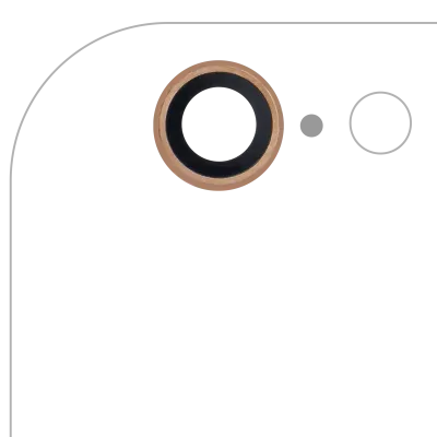 Back Camera Lens For iPhone 6 / 6S (Gold) (10 Pack)
