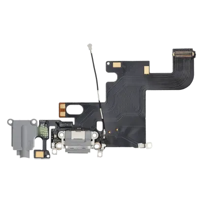 Charging Port Flex Cable For iPhone 6 (Premium) (Space Gray)