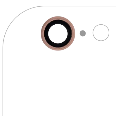 Back Camera Lens For iPhone 6 / 6S (Real Sapphire) (Premium) (Rose Gold) (10 Pack)