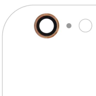 Скло камери для iPhone 6 Plus / 6S Plus (золотий) (10 шт)