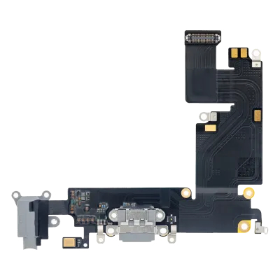 Charging Port Flex Cable For iPhone 6 Plus (Premium) (Space Gray)