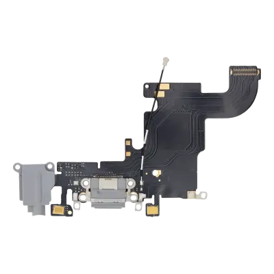 Charging Port Flex Cable For iPhone 6S (Aftermarket) (Space Gray)