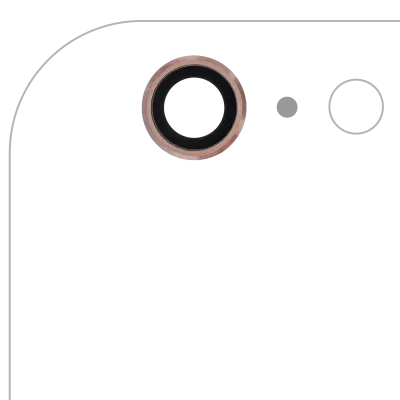 Back Camera Lens For iPhone 6S Plus (Rose Gold) (10 Pack)