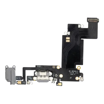 Charging Port Flex Cable For iPhone 6S Plus (Aftermarket) (Space Gray)