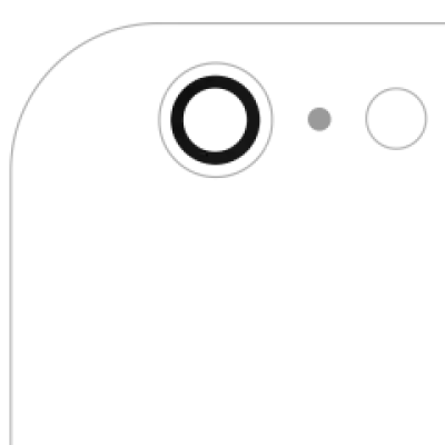 Скло камери для iPhone 6 Plus / 6S Plus (справжній сапфір) (Premium) (всі кольори) (10 шт)