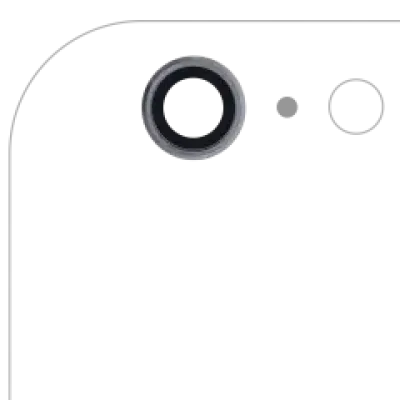 Скло камери для iPhone 6 Plus / 6S Plus (справжній сапфір) (Premium) (графітовий) (10 шт)
