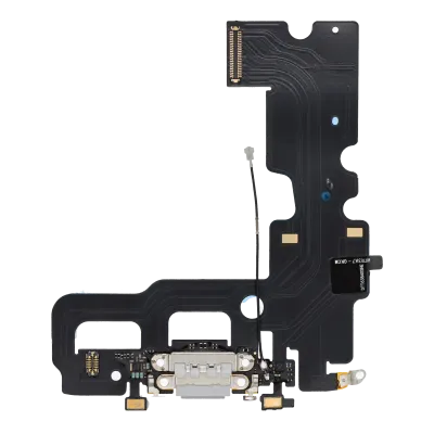 Шлейф зарядки для iPhone 7 (Aftermarket) (сріблястий)