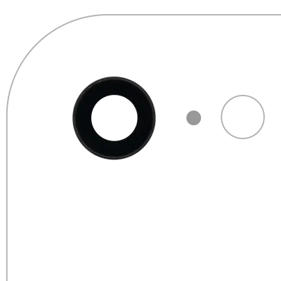 Back Camera Lens With Bracket & Bezel For iPhone 7 (Aftermarket Plus) (10 Pack)