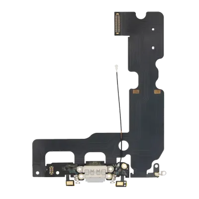 Charging Port Flex Cable For iPhone 7 Plus (Premium) (Silver)