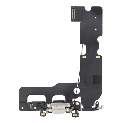 Charging Port Flex Cable For iPhone 7 Plus (Aftermarket) (Silver)