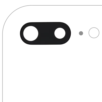 Back Camera Lens With Bracket & Bezel For iPhone 7 Plus (Real Sapphire) (Premium) (10 Pack)