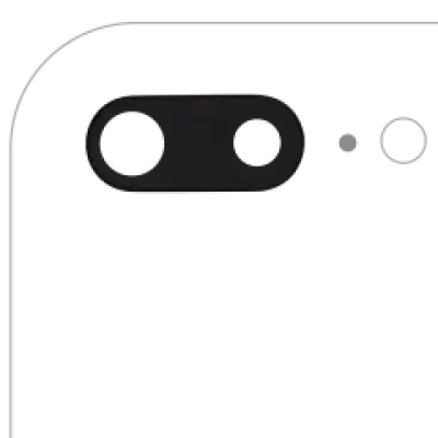 Скло камери з крípленням і рамкою для iPhone 7 Plus (Real Sapphire) (Premium) (10 шт)