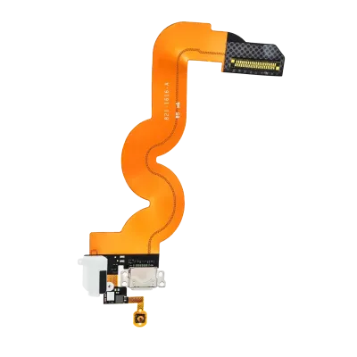 Headphone Jack With Charging Port Flex Cable For iPod Touch 5 (White)
