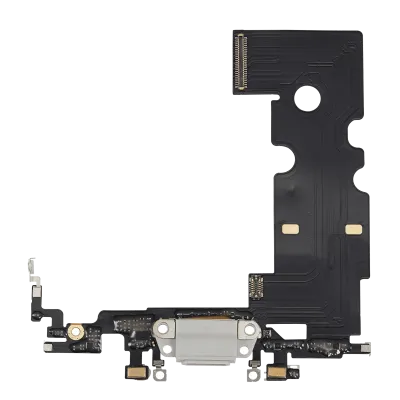 Charging Port Flex Cable For iPhone 8 (Aftermarket) (Silver)