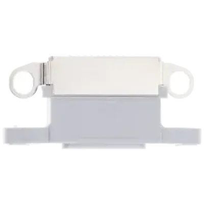 Роз'єм зарядки для iPhone 12 Pro Max (сріблястий) (уп. 10)