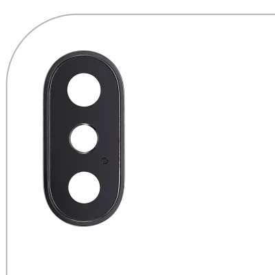 Back Camera Lens With Bracket & Bezel For iPhone X (Space Gray)