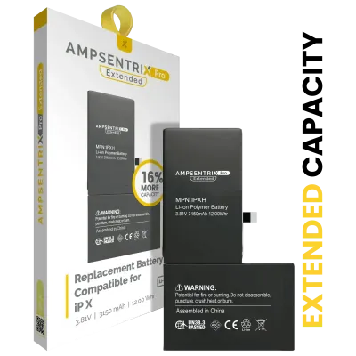 Replacement Battery For iPhone X (Pro Extended grade)