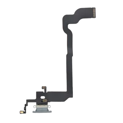 Charging Port Flex Cable For iPhone X (Aftermarket) (Silver)