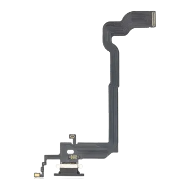 Charging Port Flex Cable For iPhone X (Aftermarket) (Space Gray)