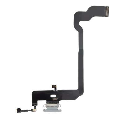 Charging Port Flex Cable For iPhone XS (Premium) (Silver)
