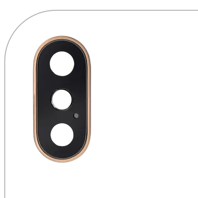 Back Camera Lens With Bracket & Bezel For iPhone XS / XS Max (Gold)