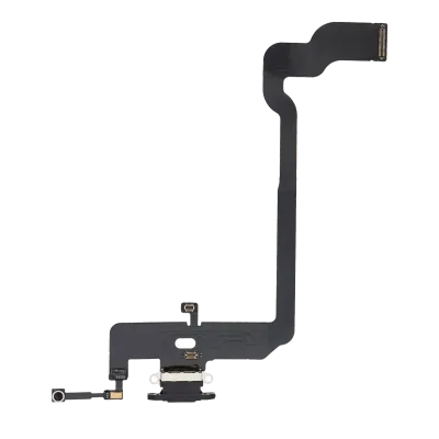 Charging Port Flex Cable For iPhone XS (Aftermarket) (Space Gray)