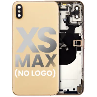 Корпус з передустановленими дрібними компонентами для iPhone XS Max (без логотипу) (Aftermarket Plus) (золотий)