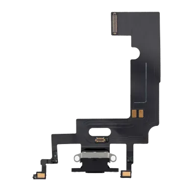 Charging Port Flex Cable For iPhone XR (Premium) (Black)