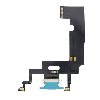 Charging Port Flex Cable For iPhone XR (Premium) (Blue)
