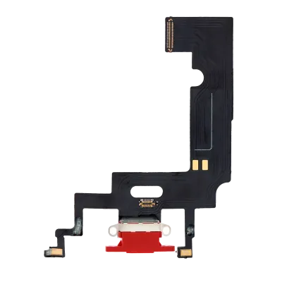 Charging Port Flex Cable For iPhone XR (Premium) (Red)