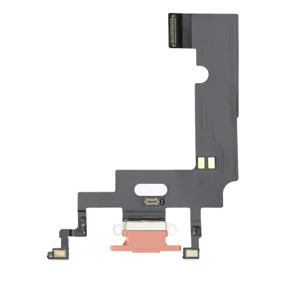 Charging Port Flex Cable For iPhone XR (Premium) (Coral)