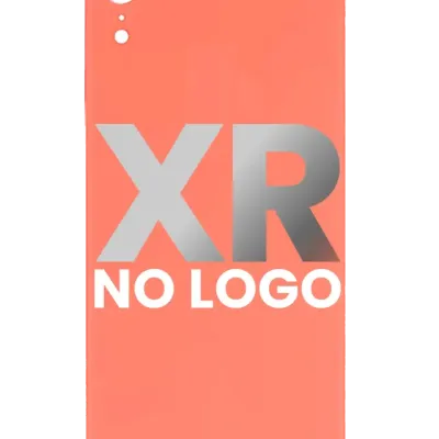 Заднє скло для iPhone XR (No Logo) (Coral)