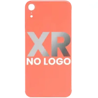 Заднє скло для iPhone XR (No Logo) (Coral)