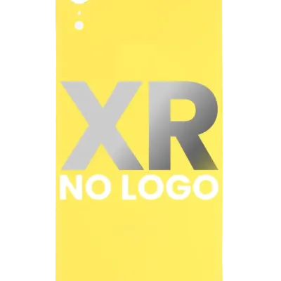 Заднє скло для iPhone XR (No Logo) (Yellow)