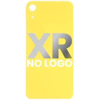 Заднє скло для iPhone XR (No Logo) (Yellow)